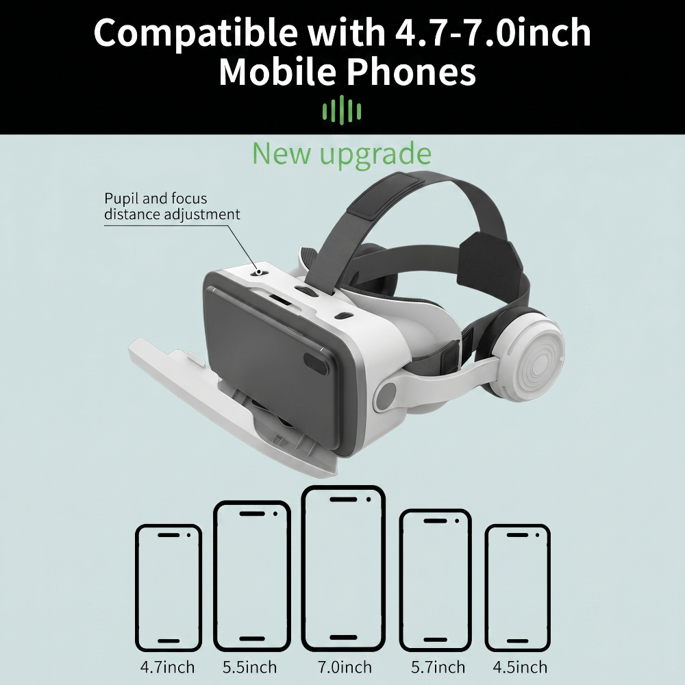 3D VR Glasses Virtual Reality Headset With Joystick