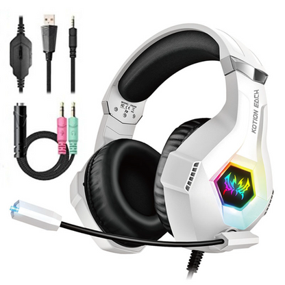 Dynamic RGB Wired Gaming Headset with In-Line Control