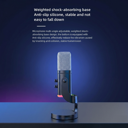 Dual-Mode RGB Dynamic Microphone