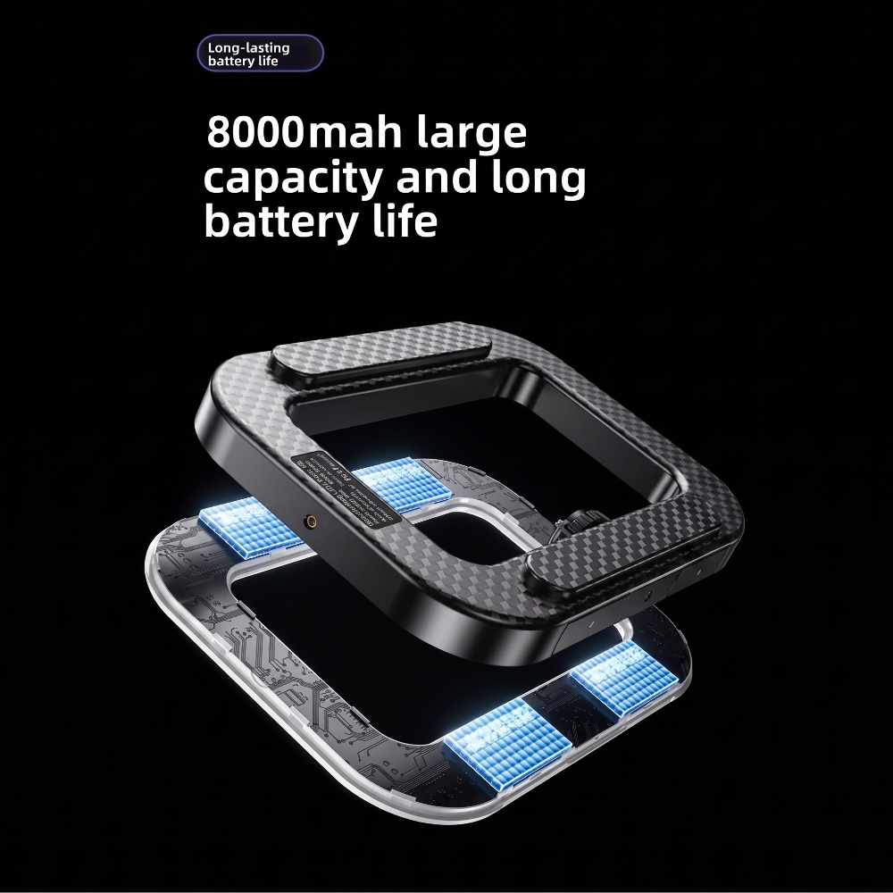 Handheld Rechargeable Ring Fill Light with Phone Holder