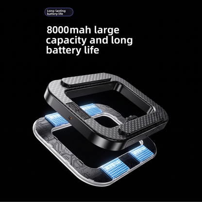 Handheld Rechargeable Ring Fill Light with Phone Holder