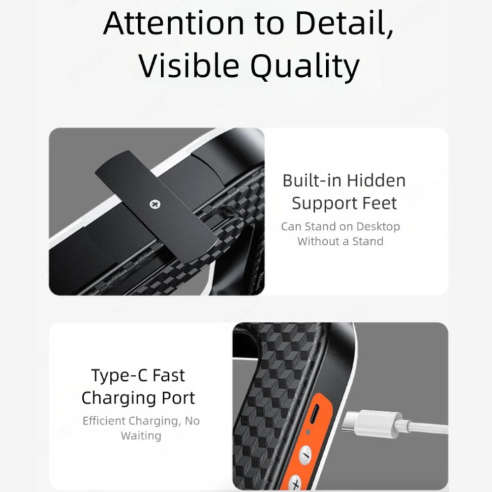 Handheld Rechargeable Ring Fill Light with Phone Holder