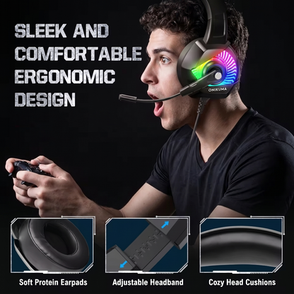 7.1 Surround RGB Gaming Headset with Noise Cancelling Mic