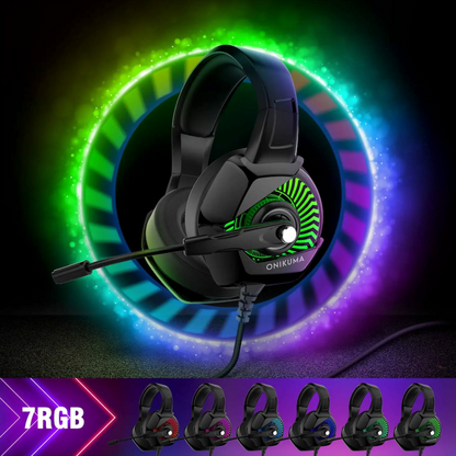 7.1 Surround RGB Gaming Headset with Noise Cancelling Mic