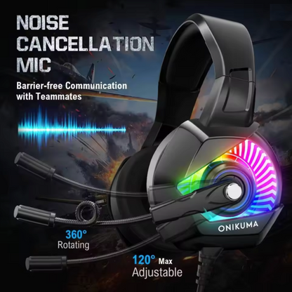 7.1 Surround RGB Gaming Headset with Noise Cancelling Mic