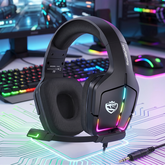 RGB Wired Gaming Headset with Surround Sound
