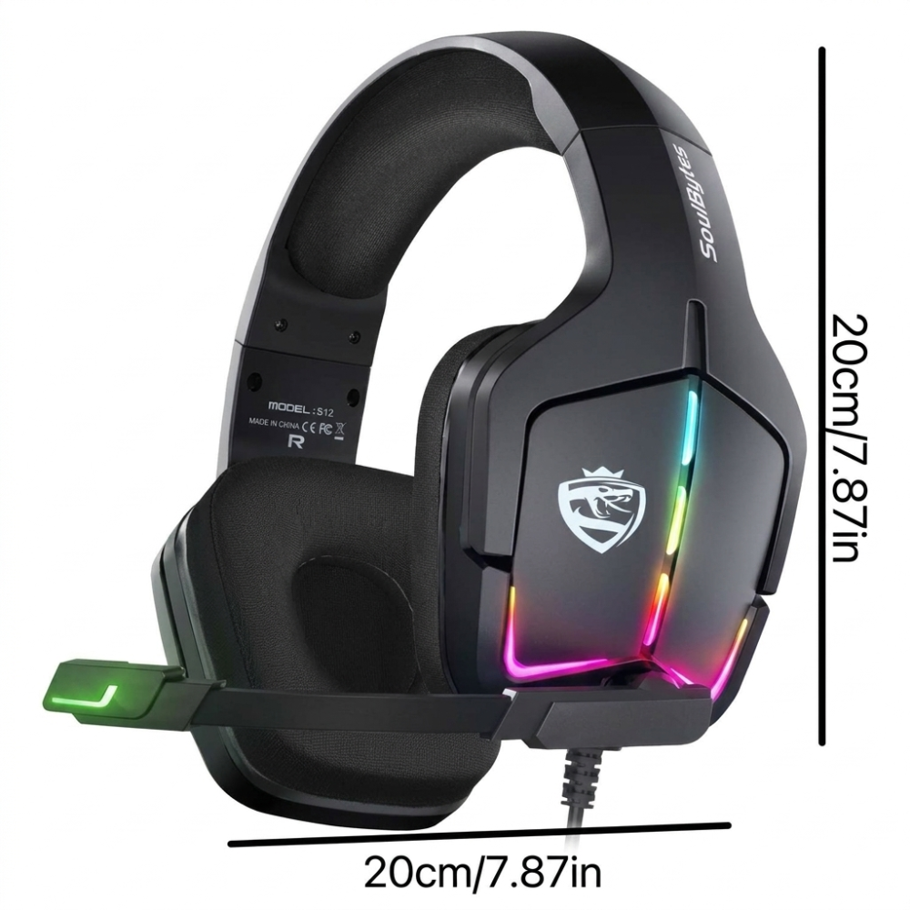 RGB Wired Gaming Headset with Surround Sound