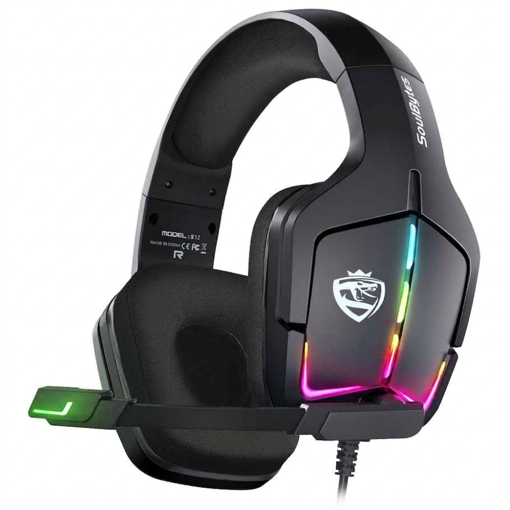 RGB Wired Gaming Headset with Surround Sound