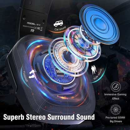 RGB Wired Gaming Headset with Surround Sound
