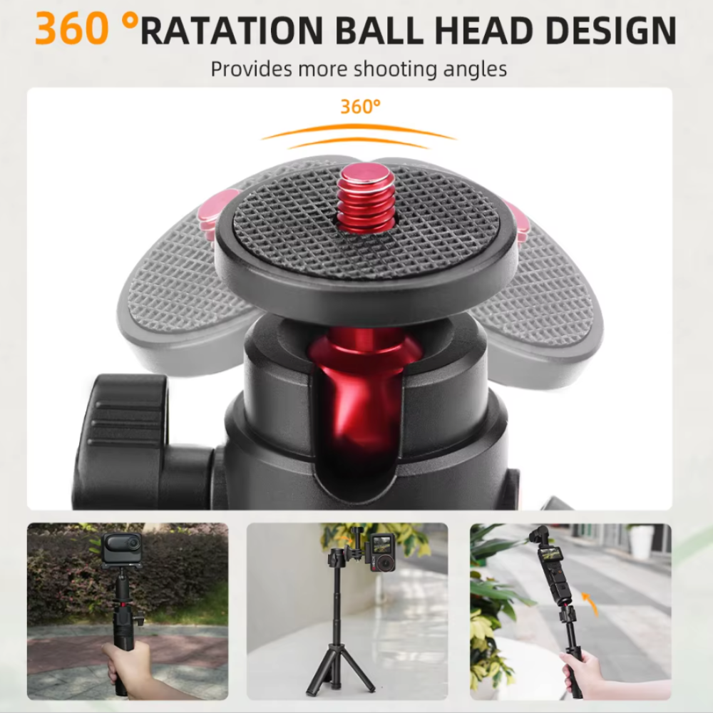 Versatile 2-in-1 Extendable Selfie Stick Tripod