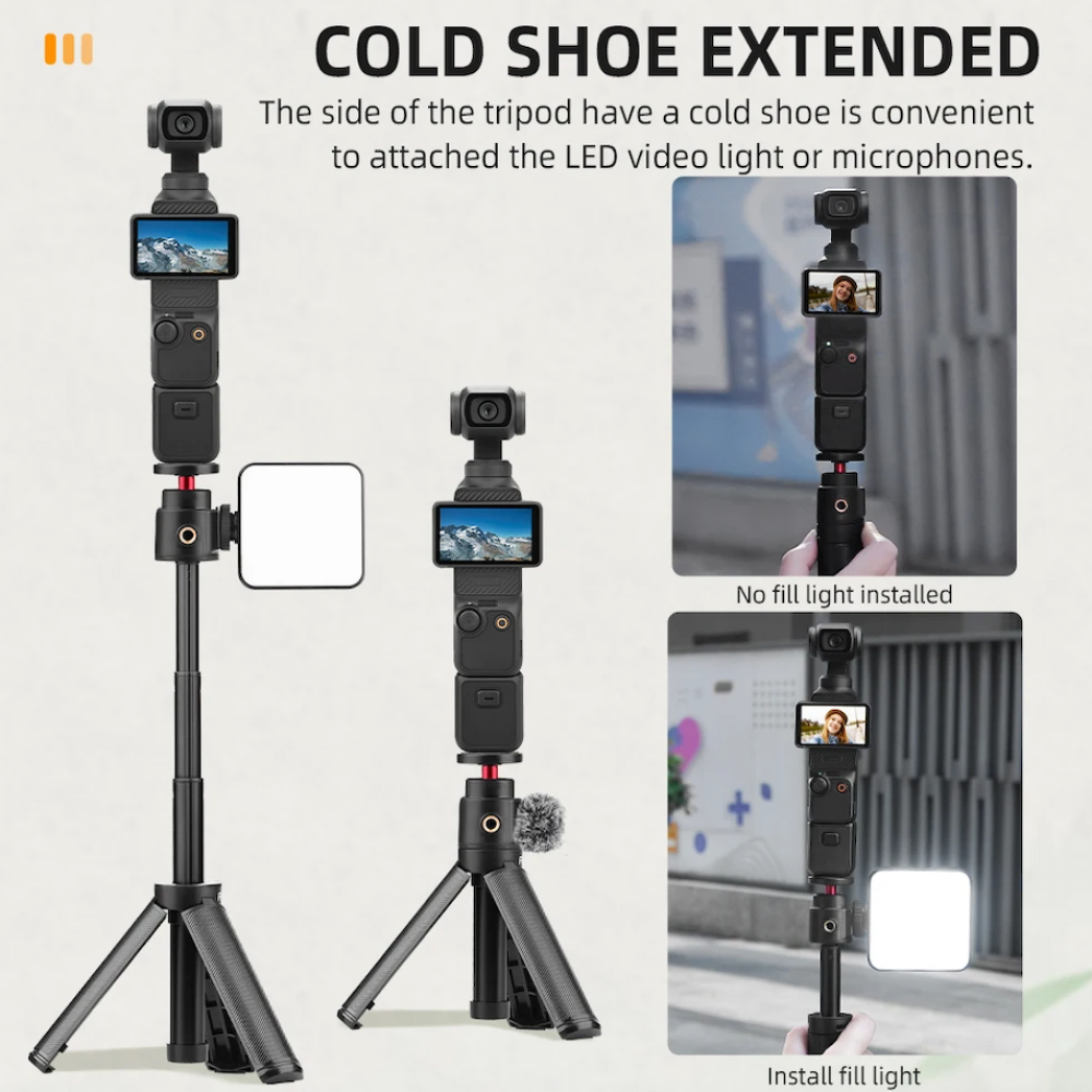 Versatile 2-in-1 Extendable Selfie Stick Tripod