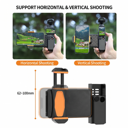 Multi-Functional Extended Handle Bracket for Osmo Pocket 3 & 4