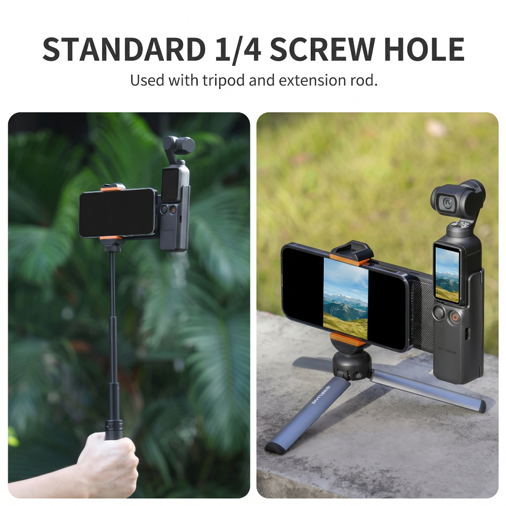 Multi-Functional Extended Handle Bracket for Osmo Pocket 3 & 4