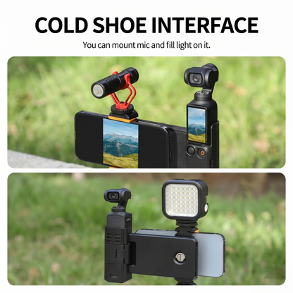 Multi-Functional Extended Handle Bracket for Osmo Pocket 3 & 4