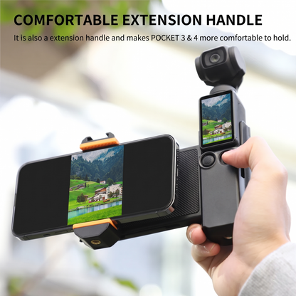 Multi-Functional Extended Handle Bracket for Osmo Pocket 3 & 4