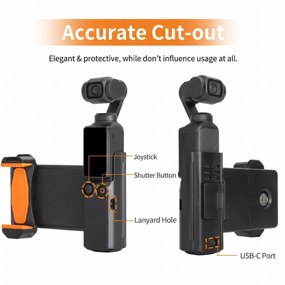 Multi-Functional Extended Handle Bracket for Osmo Pocket 3 & 4