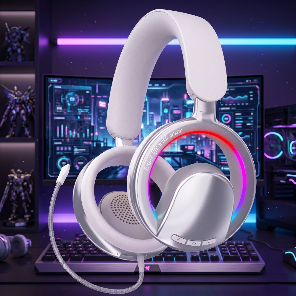 RGB Open-Ear Wireless Gaming Headset
