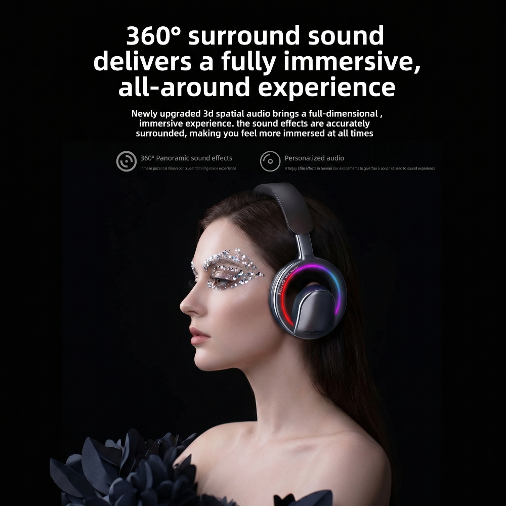 RGB Open-Ear Wireless Gaming Headset