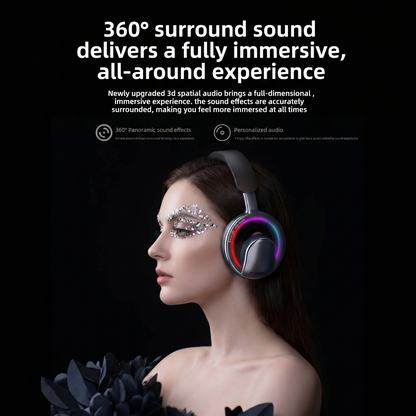 RGB Open-Ear Wireless Gaming Headset