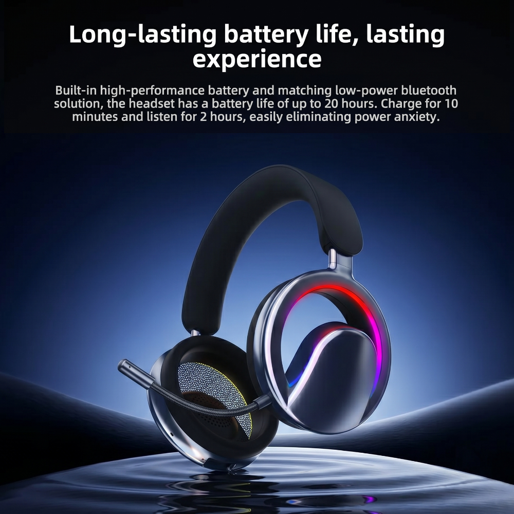 RGB Open-Ear Wireless Gaming Headset