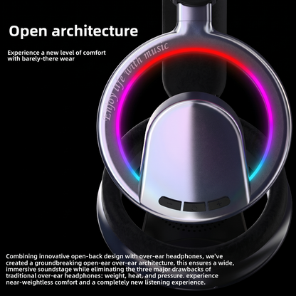 RGB Open-Ear Wireless Gaming Headset