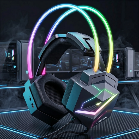 RGB Immersive Wired Gaming Headset with 7.1 Surround Sound