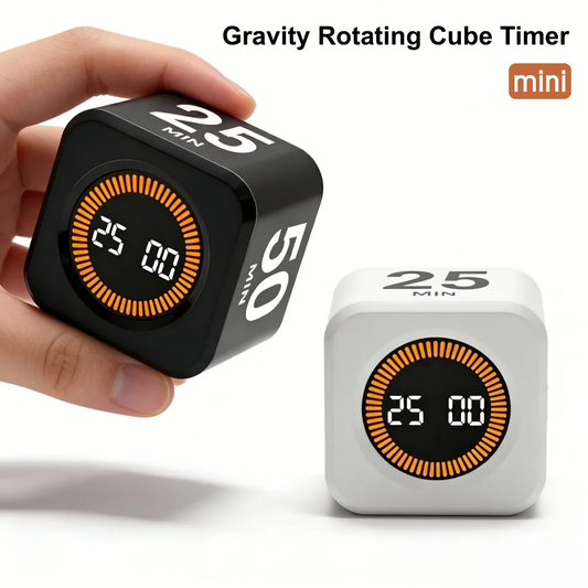 Gravity Rotating Cube Timer