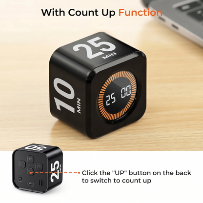 Gravity Rotating Cube Timer