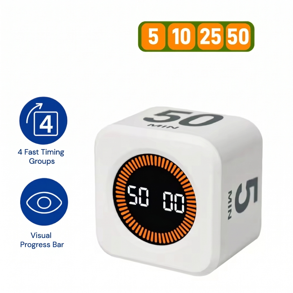 Gravity Rotating Cube Timer