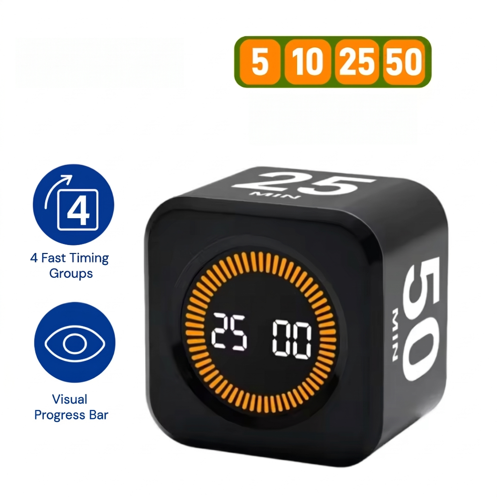 Gravity Rotating Cube Timer