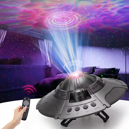 UFO Galaxy Star Projector Night Light