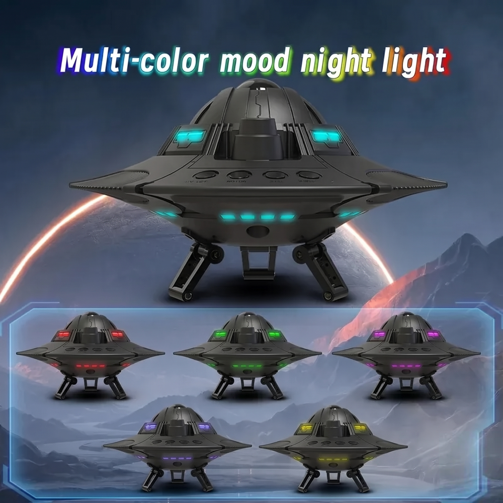 UFO Galaxy Star Projector Night Light