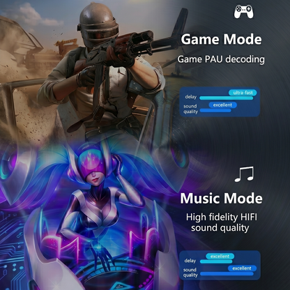 Mecha Style In-Ear Gaming Bluetooth Earphones