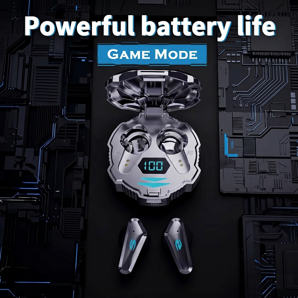 Mecha Style In-Ear Gaming Bluetooth Earphones