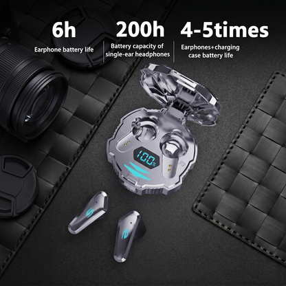 Mecha Style In-Ear Gaming Bluetooth Earphones