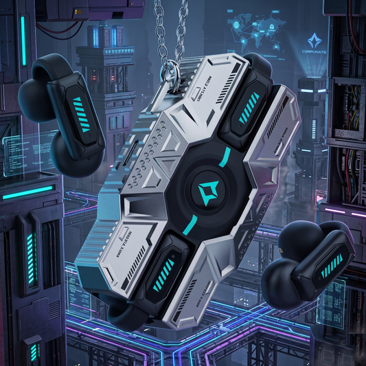 Bluetooth 5.4 Low Latency Gaming Earbuds with Breathing Light