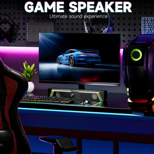 RGB USB Portable PC Stereo Speaker with Subwoofer