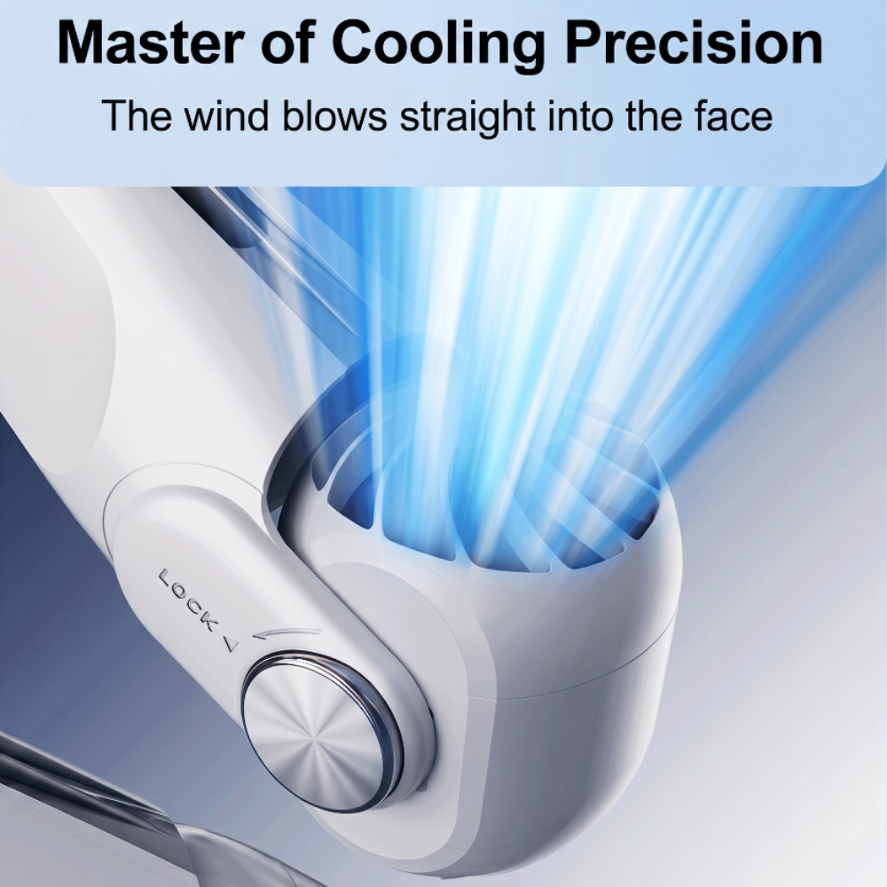 360° Tilting Bladeless Neck Fan Portable Air Cooler