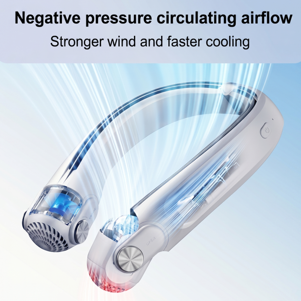 360° Tilting Bladeless Neck Fan Portable Air Cooler