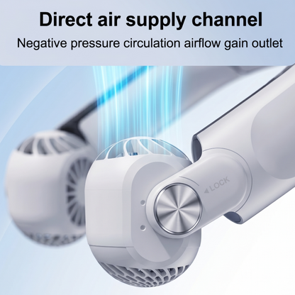 360° Tilting Bladeless Neck Fan Portable Air Cooler