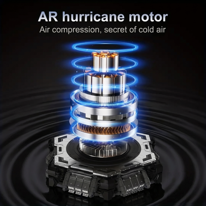 360° Tilting Bladeless Neck Fan Portable Air Cooler