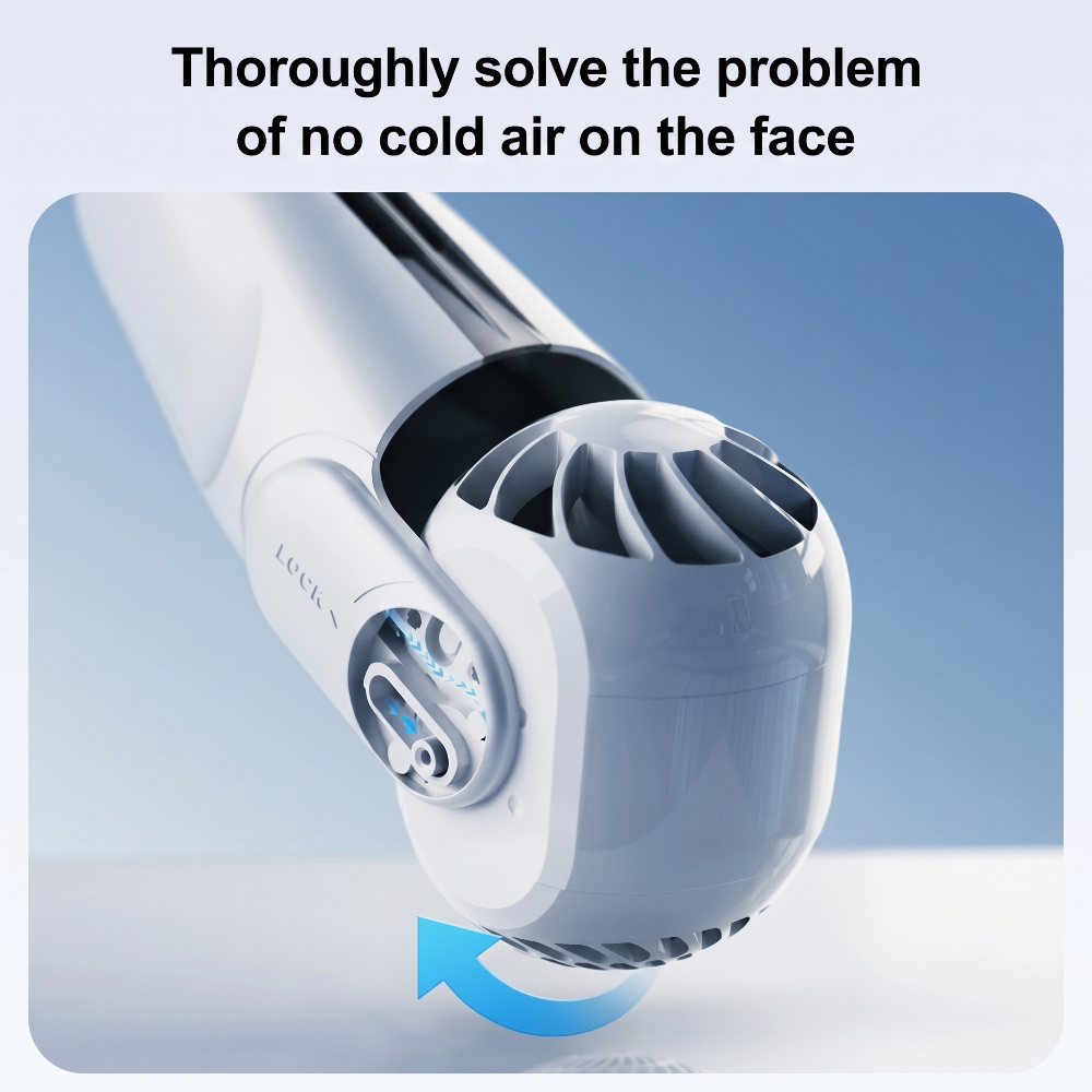 360° Tilting Bladeless Neck Fan Portable Air Cooler