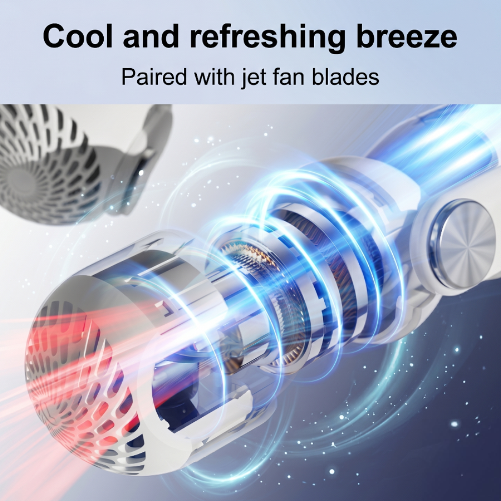 360° Tilting Bladeless Neck Fan Portable Air Cooler