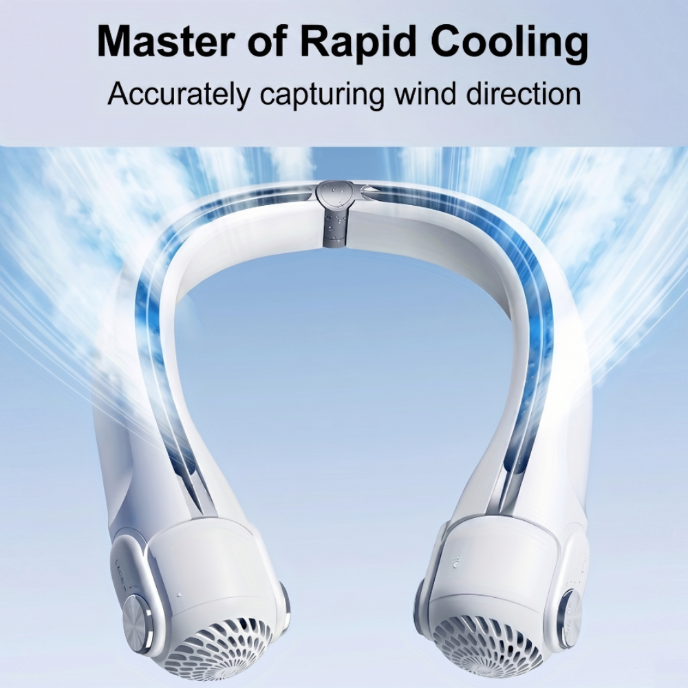 360° Tilting Bladeless Neck Fan Portable Air Cooler