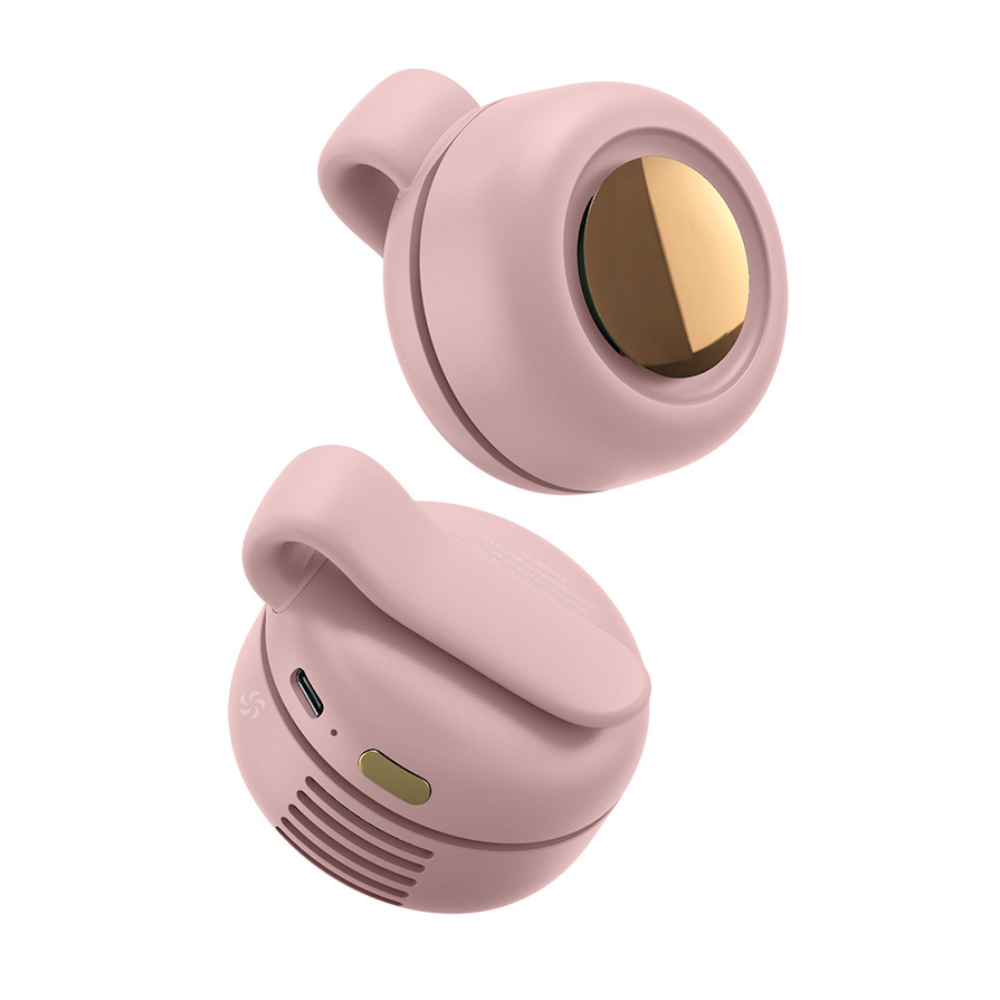 WhirlClip Leafless Mini Fan – Silent, Rechargeable, Clip-On Cool!