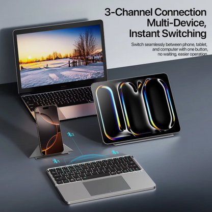 3 PCS Nomad Elite Wireless Keyboard Mobile Office Set