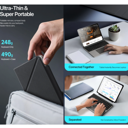 3 PCS Nomad Elite Wireless Keyboard Mobile Office Set