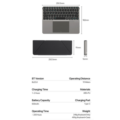 3 PCS Nomad Elite Wireless Keyboard Mobile Office Set