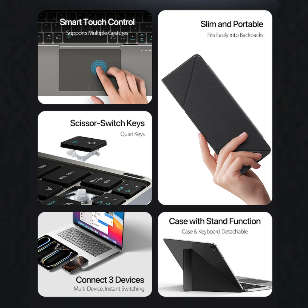 3 PCS Nomad Elite Wireless Keyboard Mobile Office Set