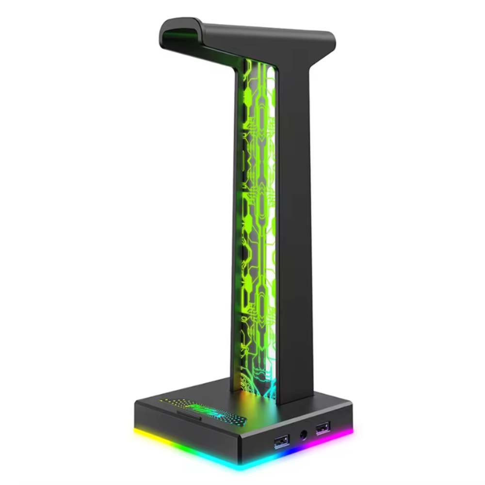 GlowHold RGB: 10-Effect Gaming Headset Stand